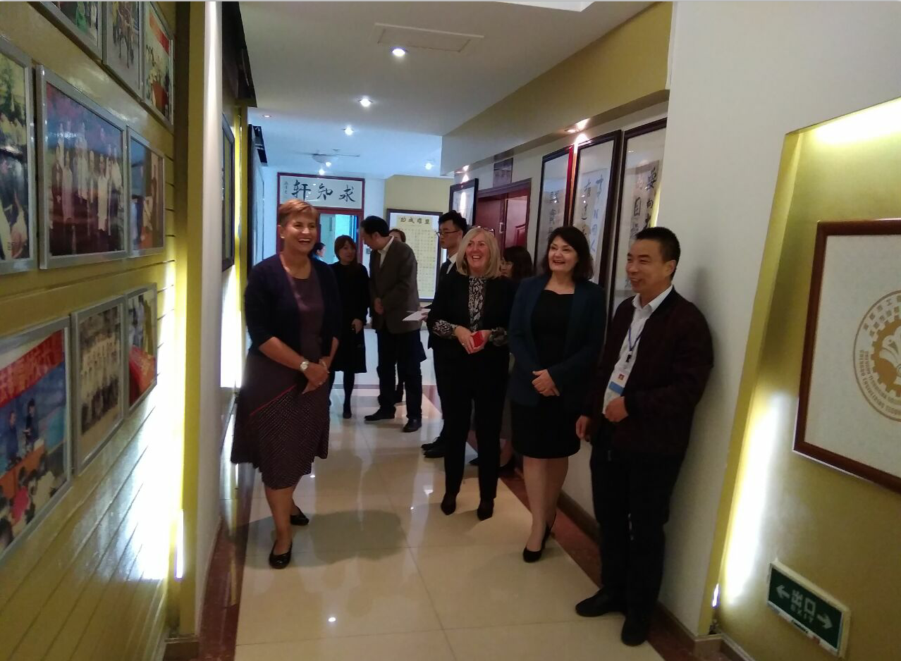 2018年中英职业教育连线区域教育合作研讨会在我校召开