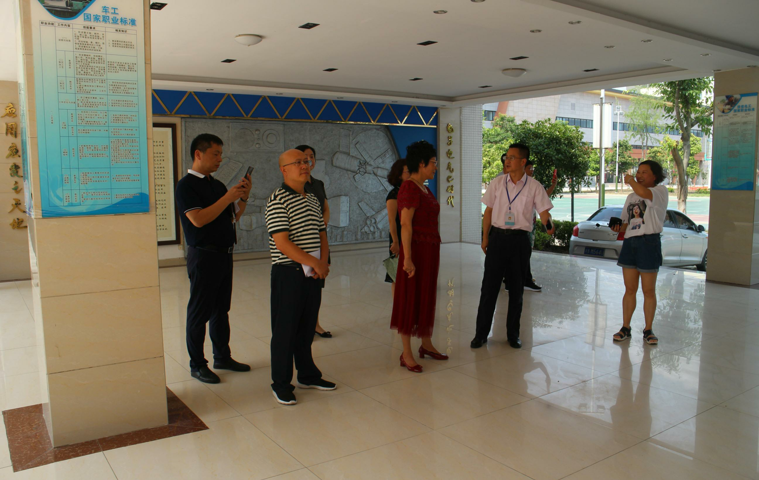 重庆永川区政协到我校考察交流