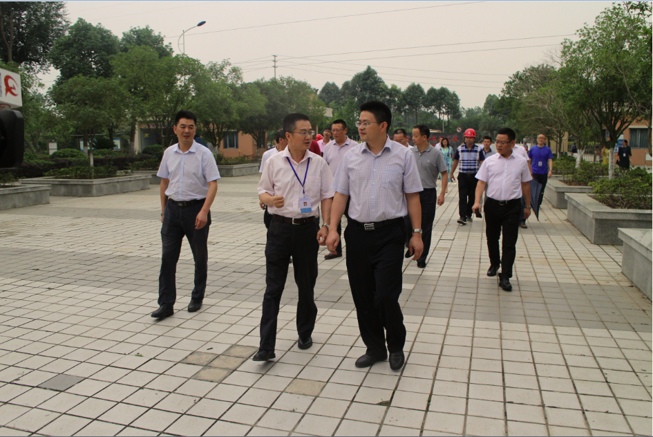 青白江区政府区长池勇到我校调研